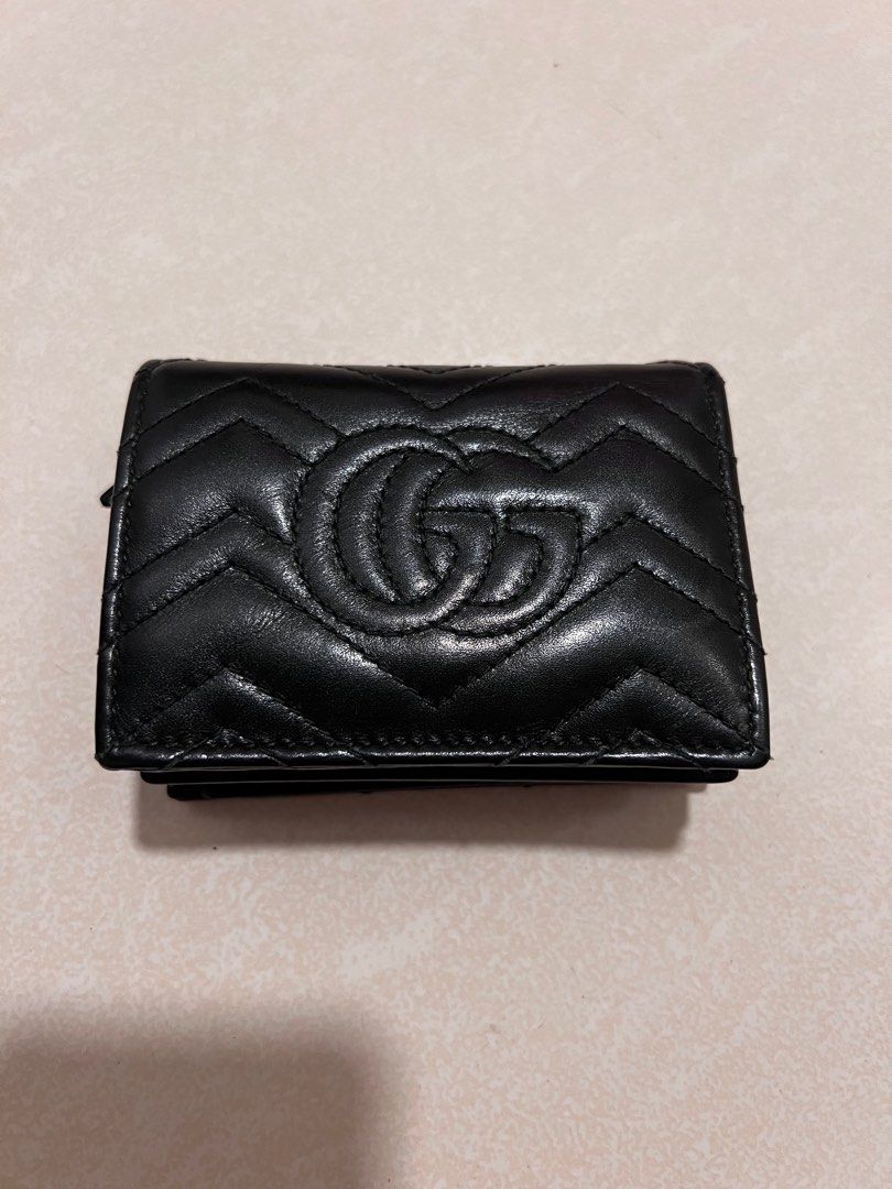 Gucci GG Marmont Card Case Wallet, Luxury, Bags Wallets on Carousell