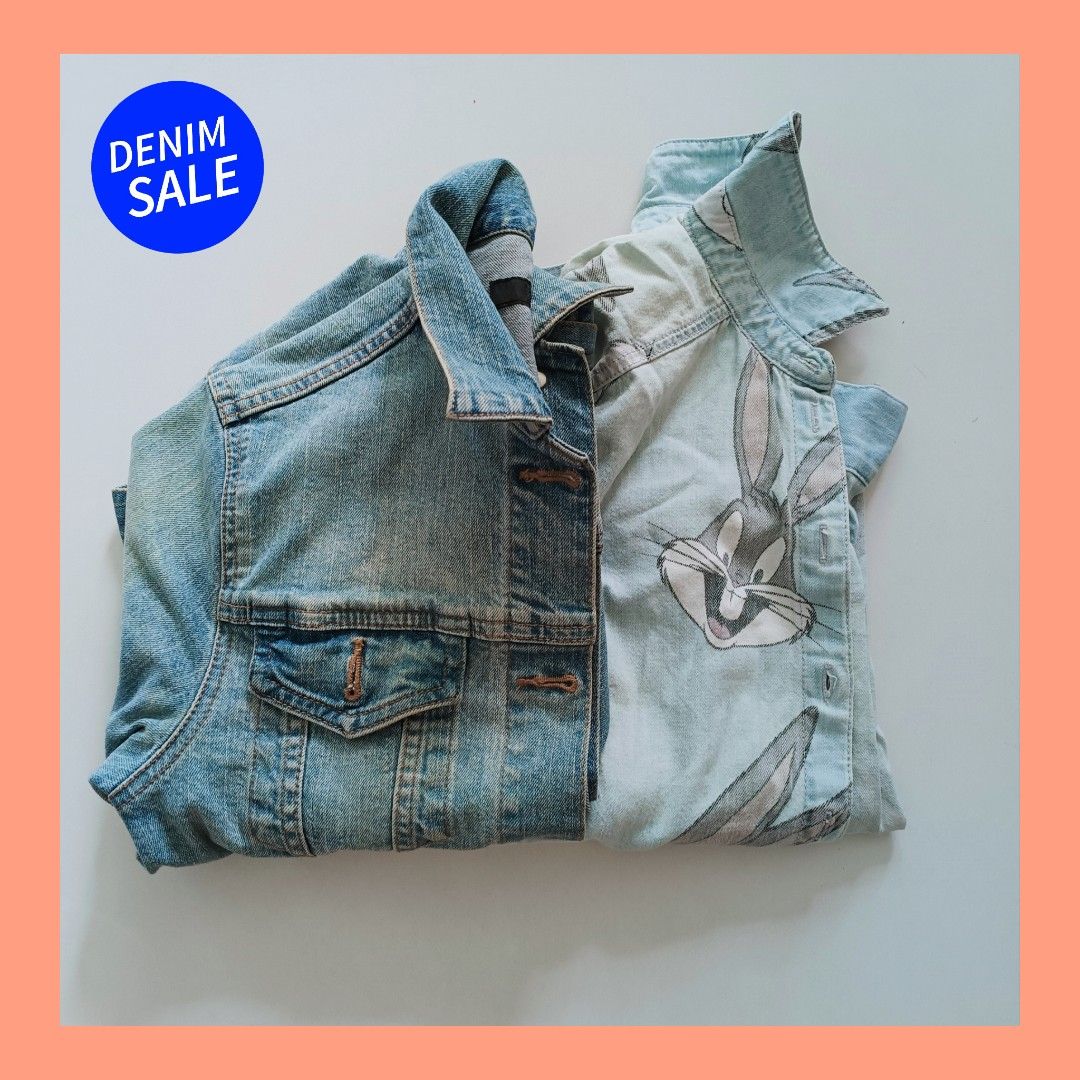 Cartoon jean clearance jacket