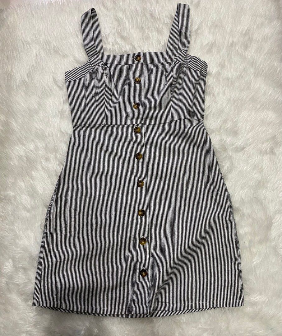 Hollister button front dress sales
