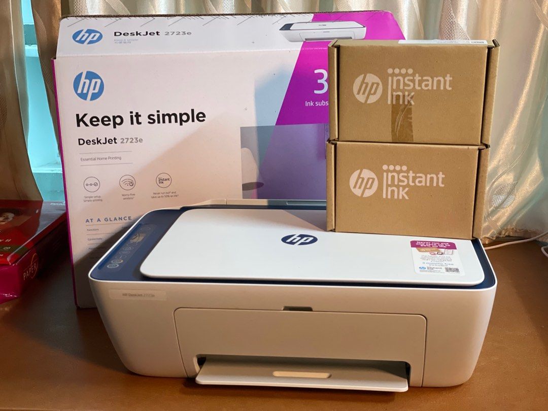 HP Deskjet 2723e + free photo and white papers, Computers & Tech