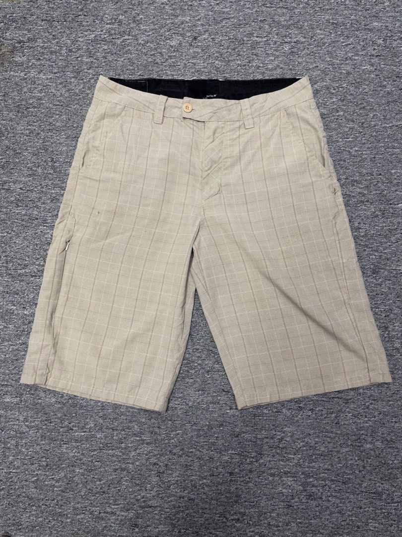 Hurley plaid shorts outlet