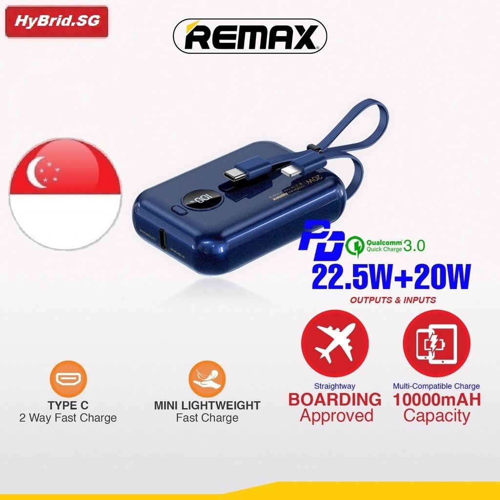 HybRid Future Remax RPP-301Amber Series 10000mAH 20W+22.5W PD+QC Super ...