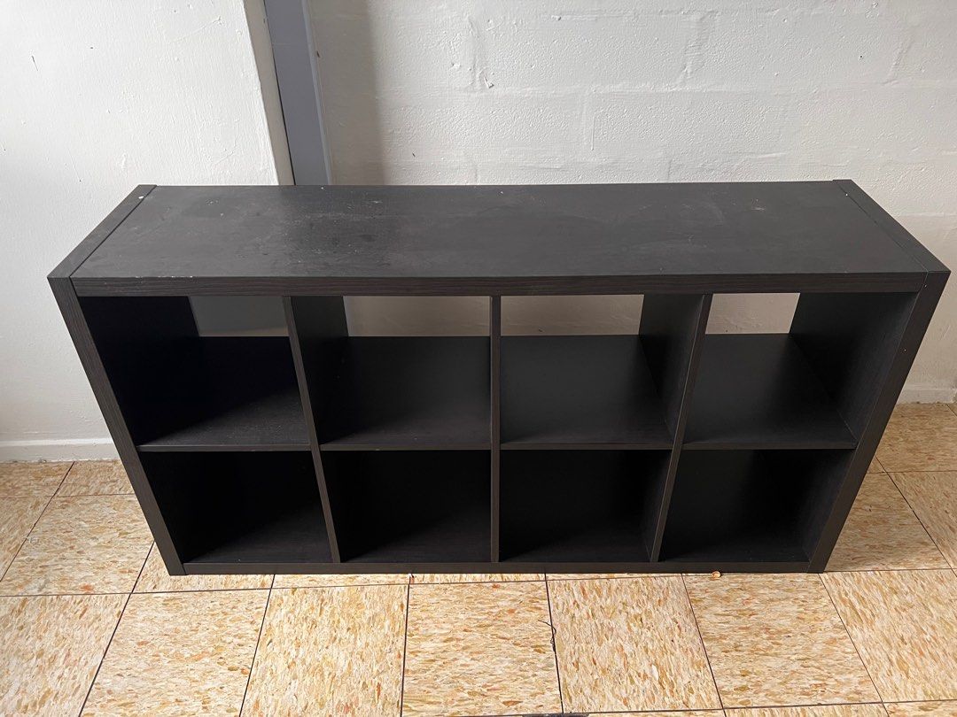 Ikea black/ dark brown shelf unit, Furniture & Home Living, Furniture, Shelves, & Racks
