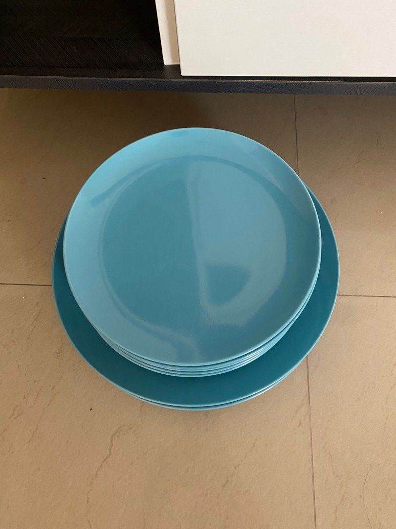 IKEA dinner plates, side plates and bowl, Furniture & Home Living