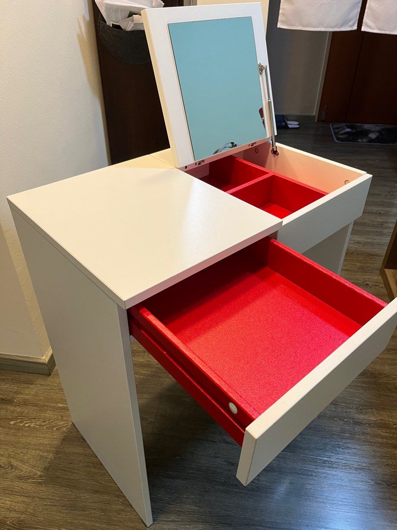 IKEA dressing table and chair, Furniture & Home Living, Furniture