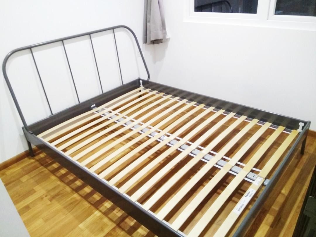 IKEA KOPARDAL DOUBLEBED FRAME (QUEEN SIZE), Furniture & Home Living