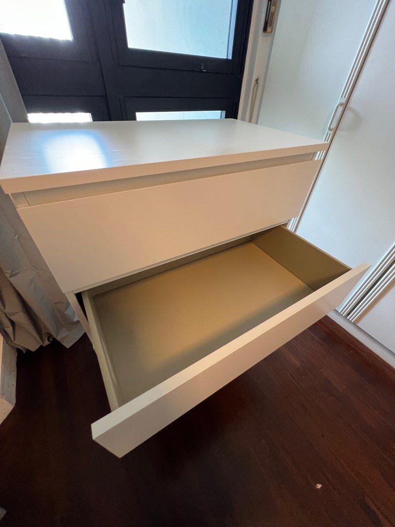 IKEA Malm bedroom drawers, Furniture & Home Living, Furniture, Shelves