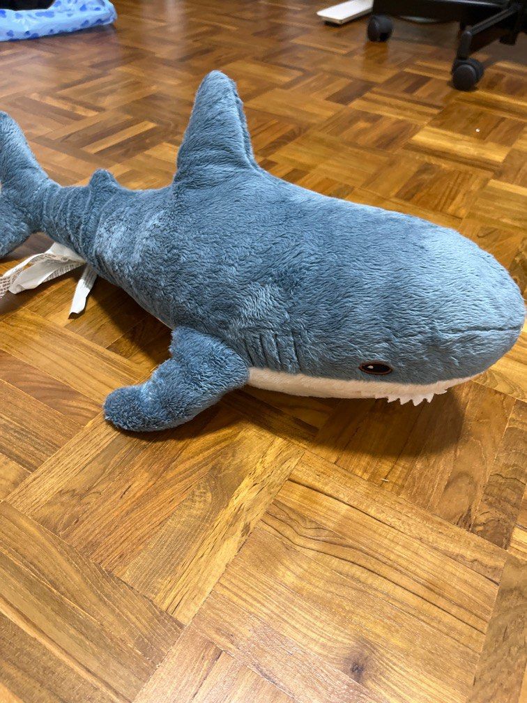 ikea shark soft toy, Hobbies & Toys, Toys & Games on Carousell