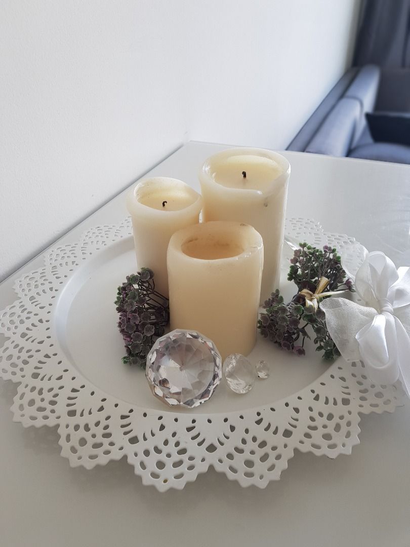 Ikea Skurar Candle Dish/Bowl, Furniture & Home Living, Home Decor