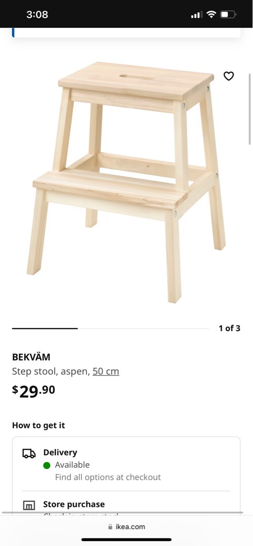 Step stool wood ikea on sale