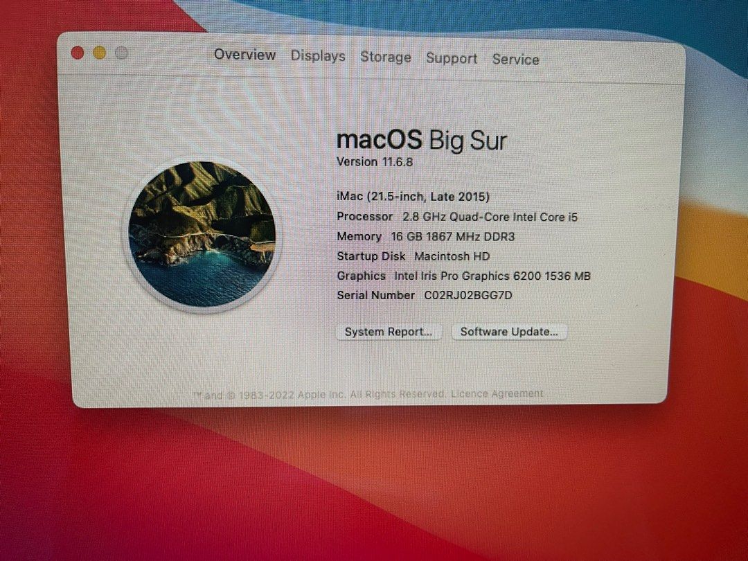 iMac 2015 i5 16GB RAM 1TB Fusion Drive, Computers Tech