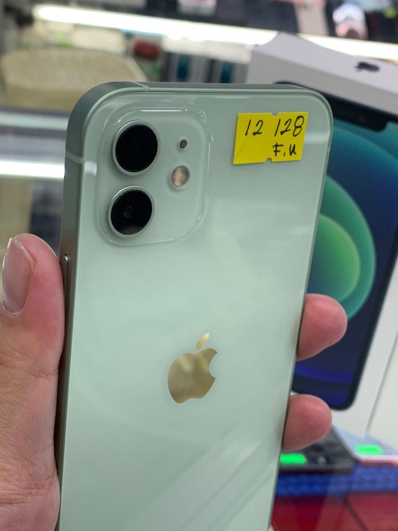 IPHONE 12 128GB FACTORY UNLOCK (Category: iPhone 12 Series) located in San Juan City. Submitted by jalailahmamosaca (Listing ID 1220208371, Image 2). Description: Buy & Sell Trade-in IPHONE 12 128GB FACTORY UNLOCK GREEN SLIGHTLY USE NO HIDE OR ANY ISSUES GOOD BATTERY COMPLATE PACKAGE INCLUSION FREE CASE FREE TEMPERED FREE 20wats adaptor for more info 📞09125890826 FB:page(lailah gadgetshop) See less See less.