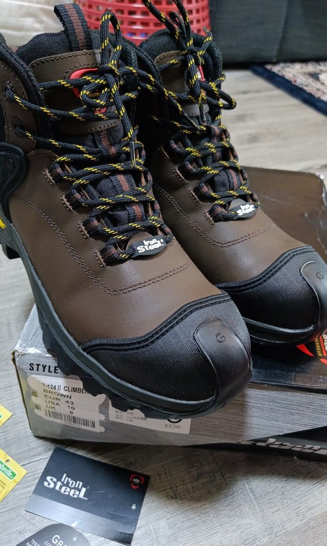 Iron Steel Climber II safety shoes, Men's Fashion, Footwear, Boots on
