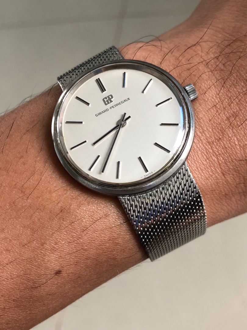 JAM TANGAN GIRARD PERREGAUX VINTAGE MANUAL HAND WINDING ORIGINAL AUTOMATIC