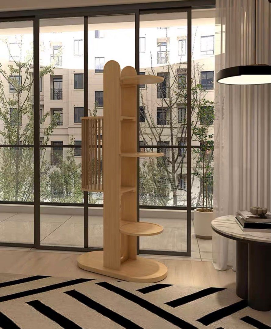 Japanese Wooden Cat Condo Climbing Platform Tree, Pet Supplies, Homes