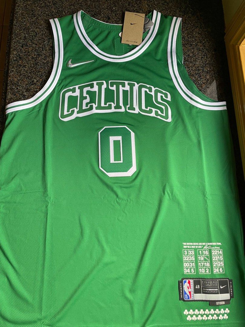 Jayson Tatum Signed Boston Celtics Nike Authentic jersey 48+2 FAN