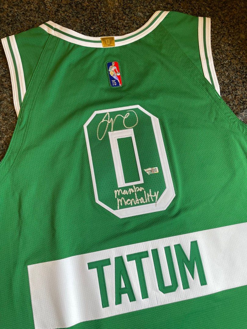 Jayson Tatum Autographed Celtics 75th Anniversary Authentic Nike