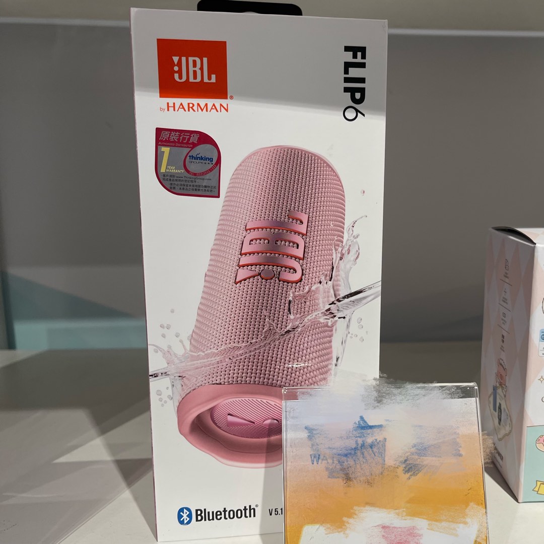 JBL Bluetooth Speaker Flip 6 Pink, 音響器材, Soundbar、揚聲器