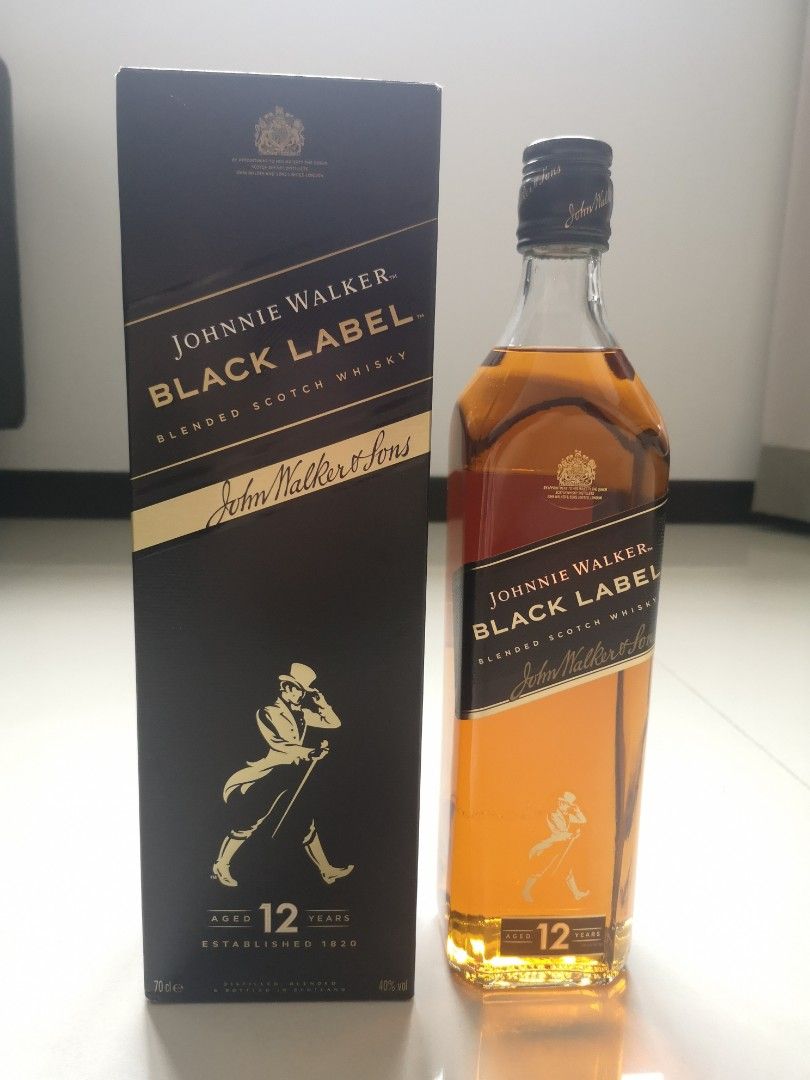 Johnnie Walker Black Label Blended Scotch Whisky ABV 40 70cl, Food