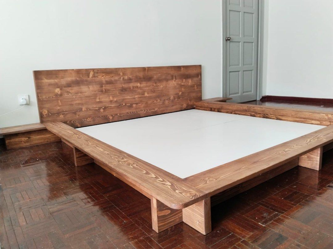 King Japanese bed Frame, Furniture & Home Living, Furniture, Bed Frames
