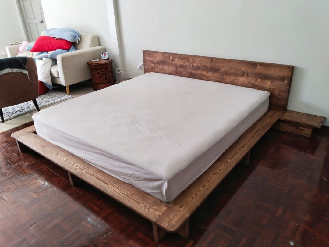 King Japanese bed Frame, Furniture & Home Living, Furniture, Bed Frames