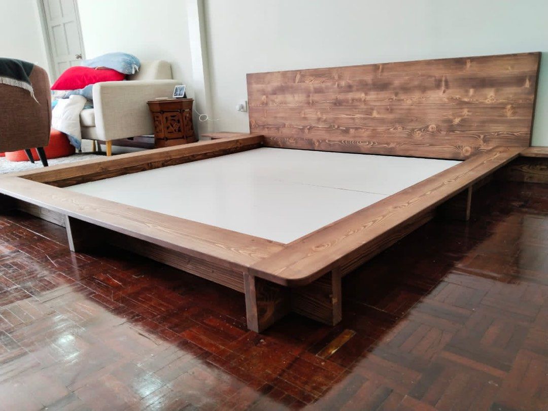 King Japanese bed Frame, Furniture & Home Living, Furniture, Bed Frames