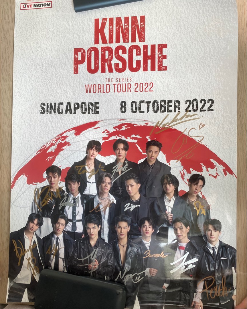 KinnPorsche mileapo world tour 直筆サインポスター | www.unimac.az