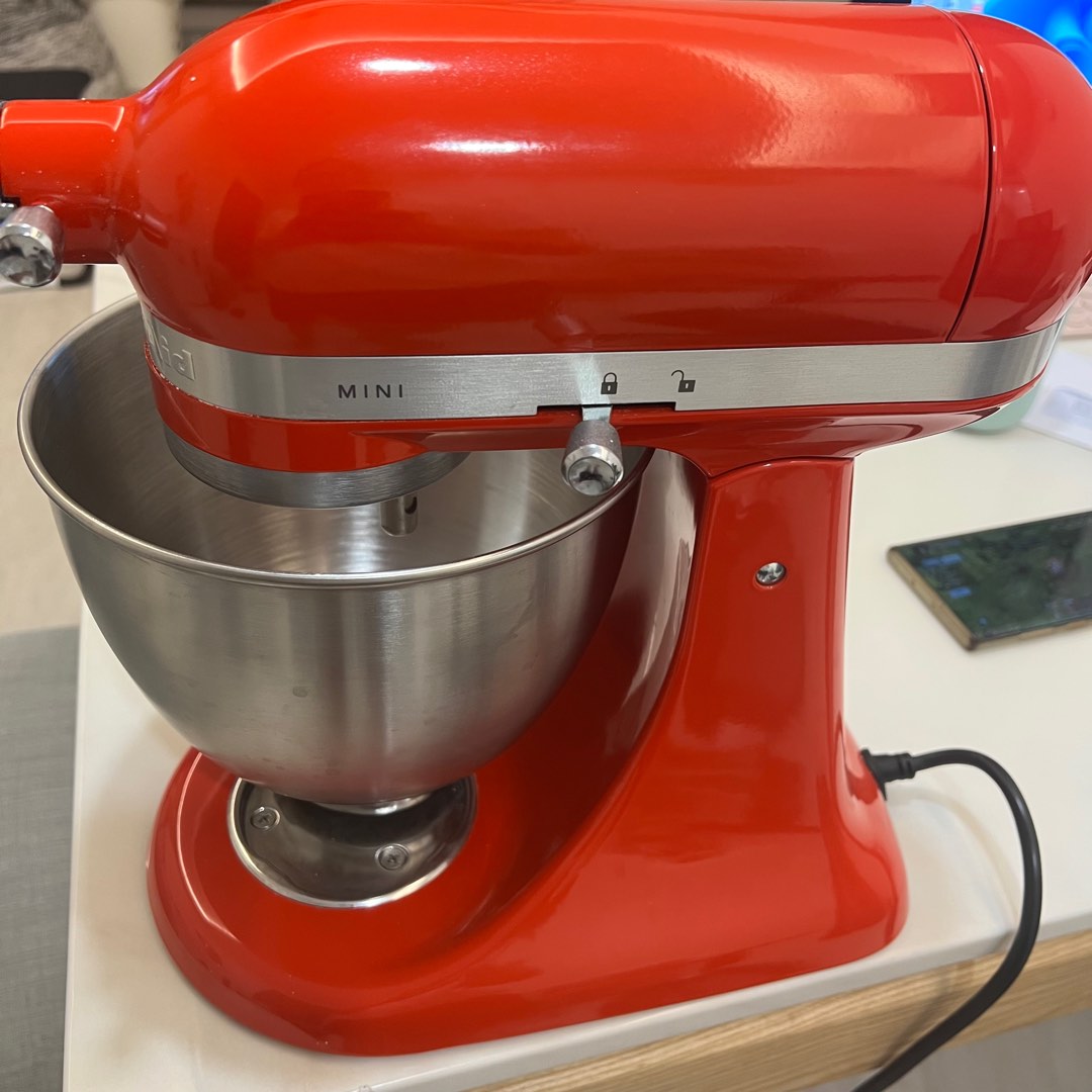 KitchenAid mini 3.5 Quart Tilt Head stand mixer mini red, TV & Home