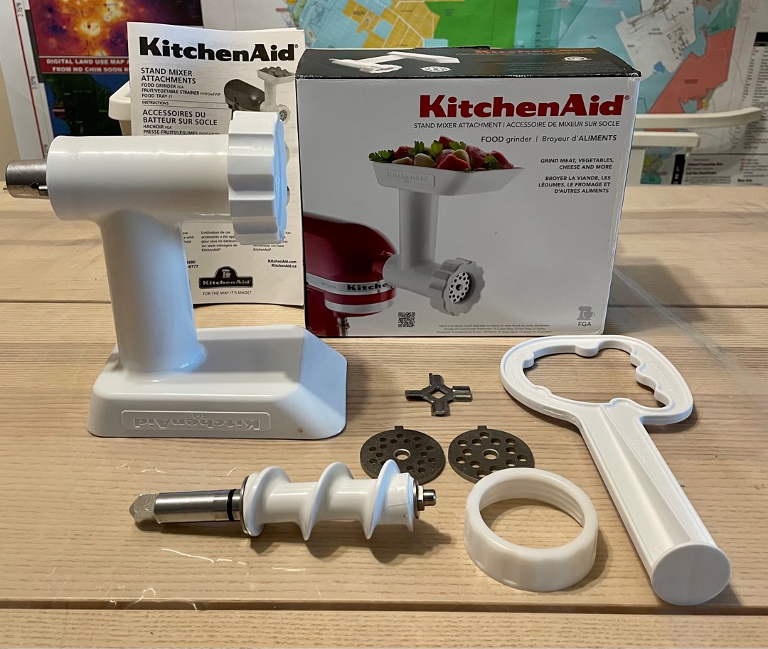KitchenAid Stand Mixer Food Grinder Original, Furniture & Home Living