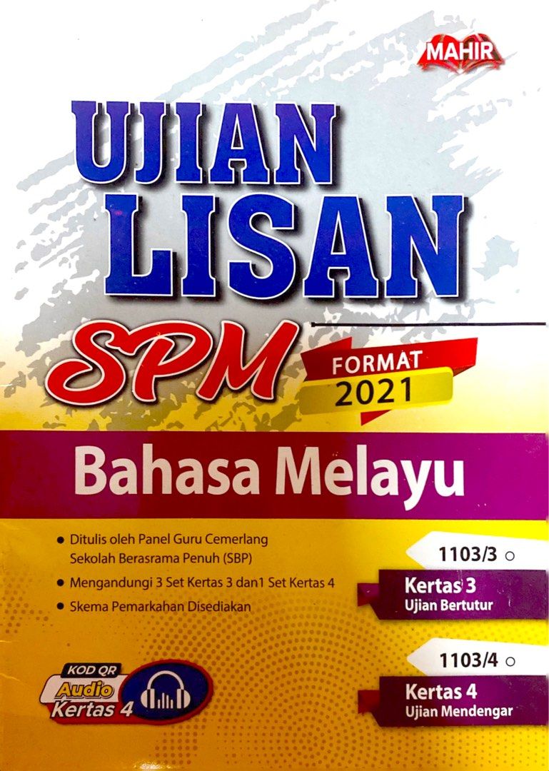 KSSM SPM UJIAN LISAN BAHASA MELAYU BUKU RUJUKAN MAHIR, Hobbies & Toys