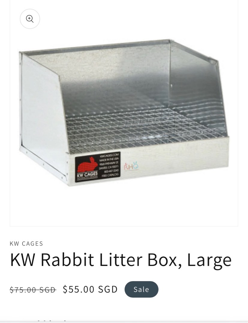 Kw cages shop litter box