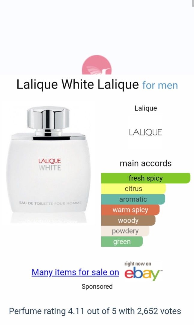 Lalique White Perfume Price Lalique White, Eau De Toilette