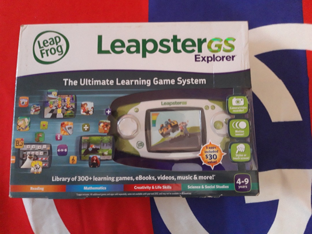 Leap Frog Leapster GS LeapsterGS Explorer can be converted to GBA , NES
