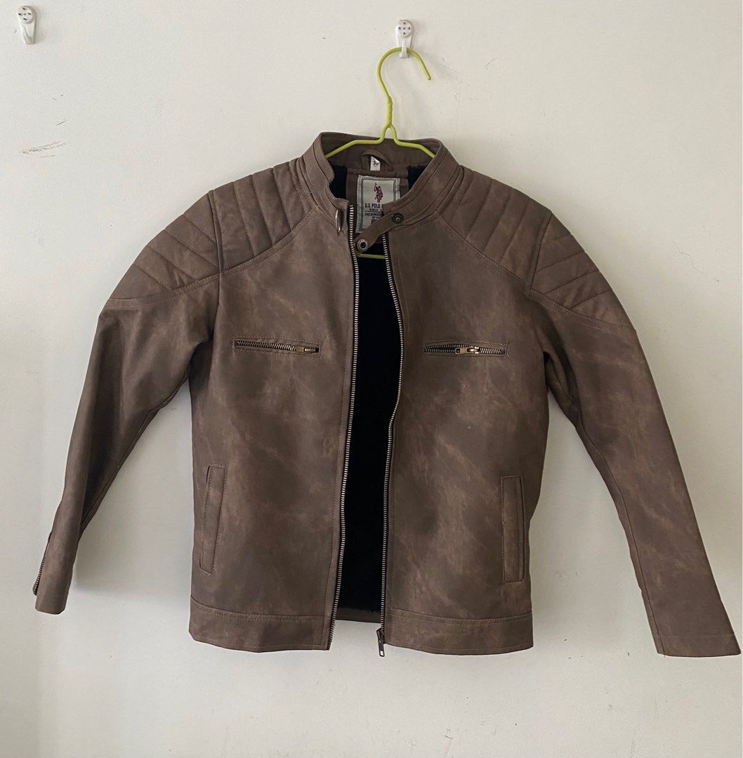 Leather jacket for kids