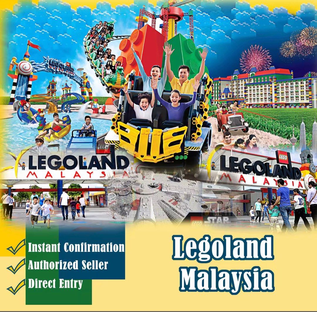 Legoland Water Park ticket, Tickets & Vouchers, Local Attractions