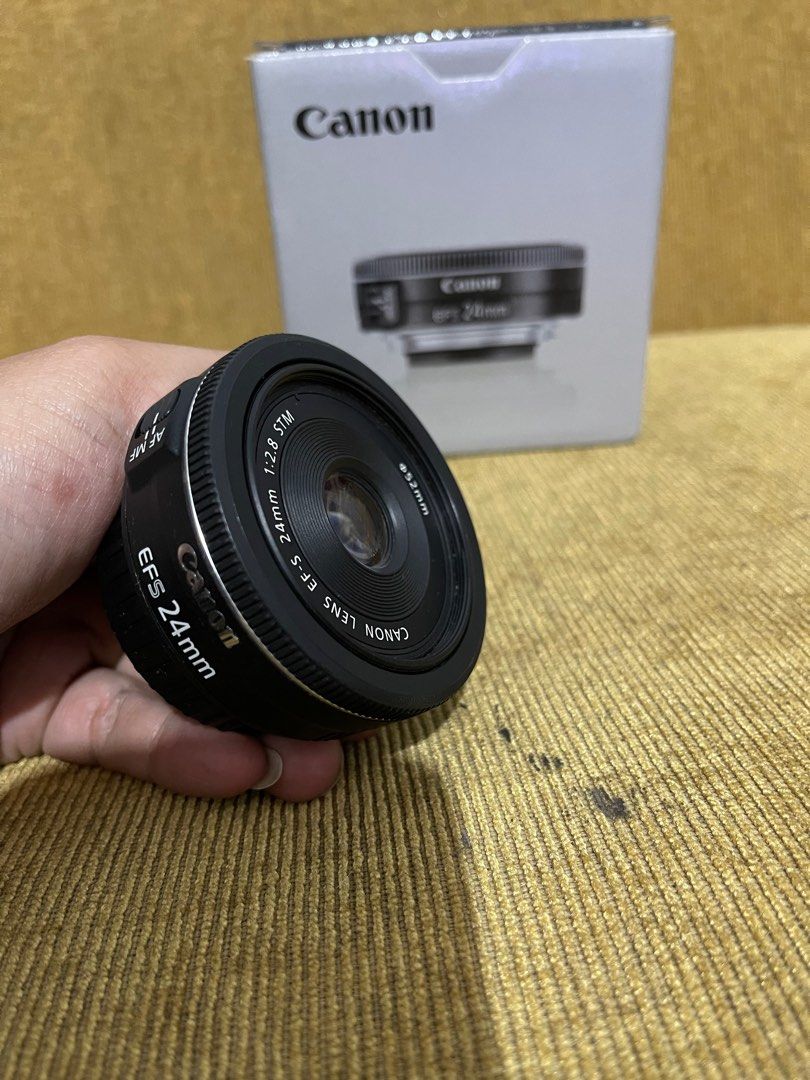 Lensa canon 24mm pancake