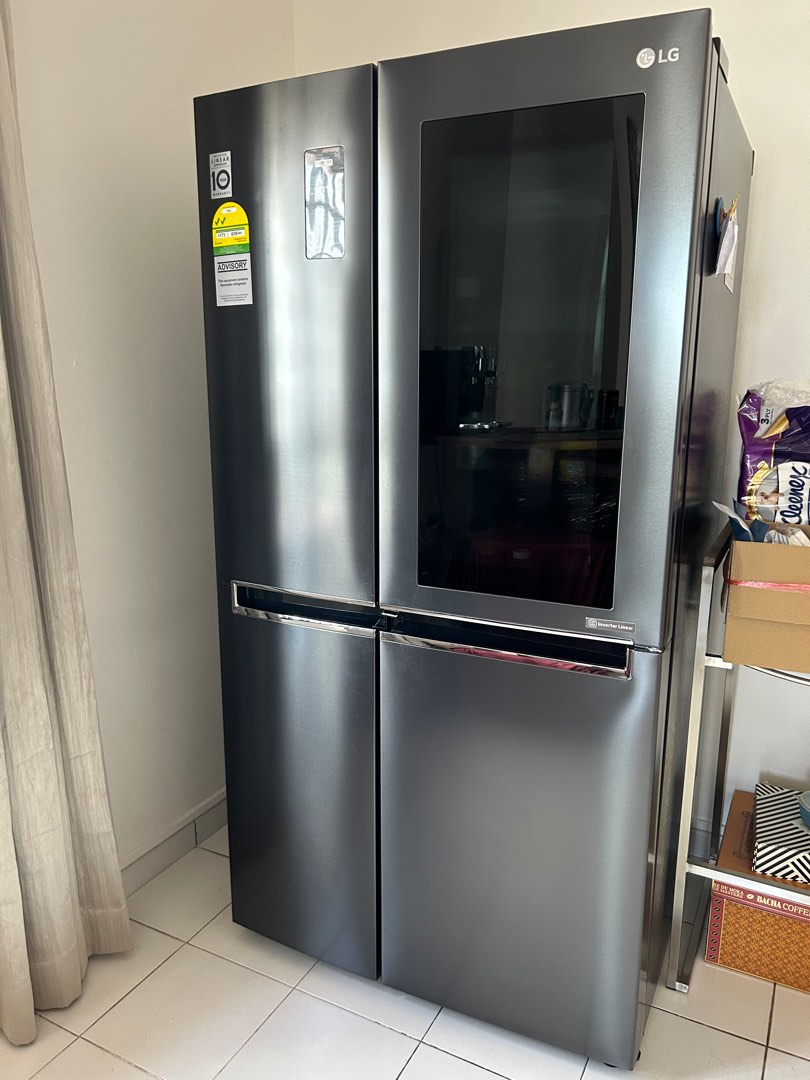 LG 601L side by side fridge, TV & Home Appliances, Kitchen Appliances