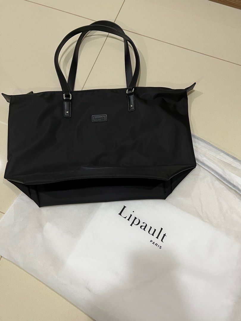 Lipault Paris Black Tote Bag Women s Fashion Bags Wallets
