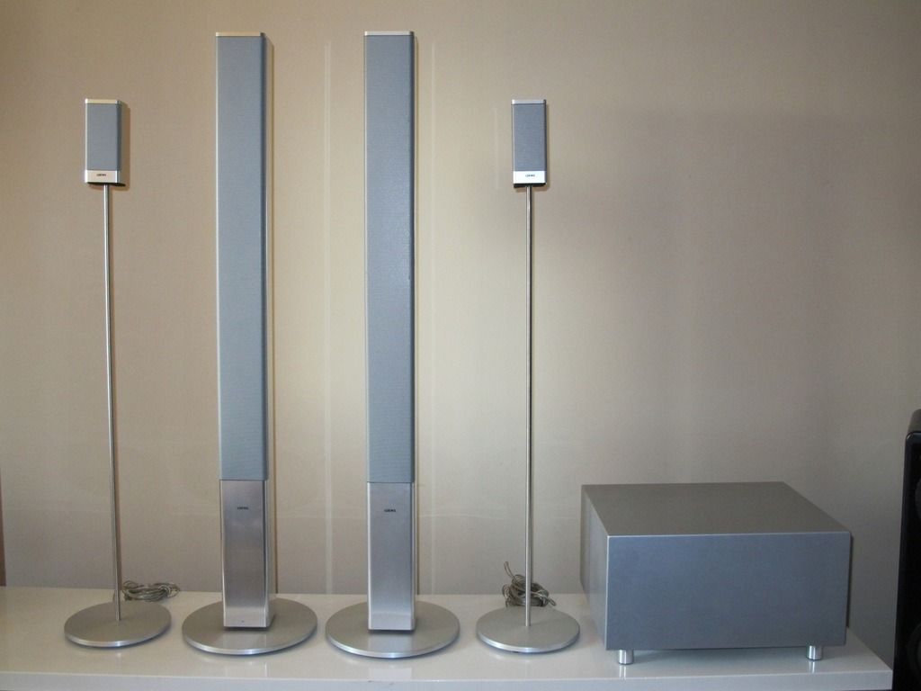Loewe 5.1 designer speaker set, incl. sub, Audio, Soundbars, Speakers
