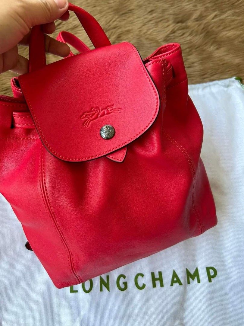 Longchamp le pliage 2025 cuir xs leather backpack