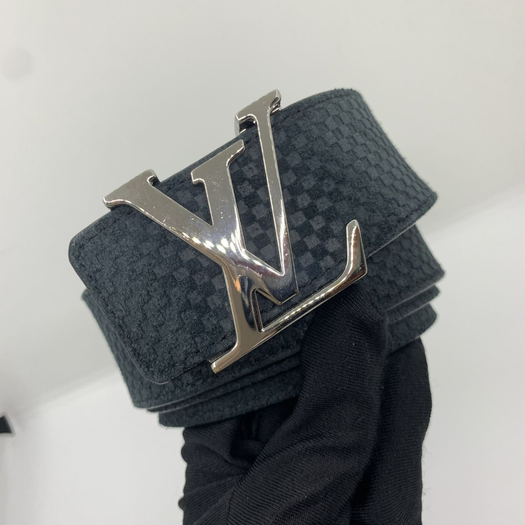 Louis Vuitton, Accessories, Rare Louis Vuittonbrown Ceinture Lv Initials  36mm Mocha M6876 Belt