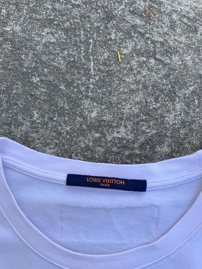 LV Louise Vuitton Reflective Tee Shirt, Luxury, Apparel on Carousell