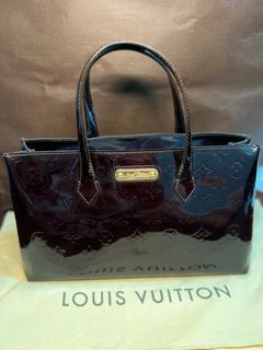 LOUIS VUITTON Handbag M93641 Wilshire PM Monogram Vernis Bordeaux