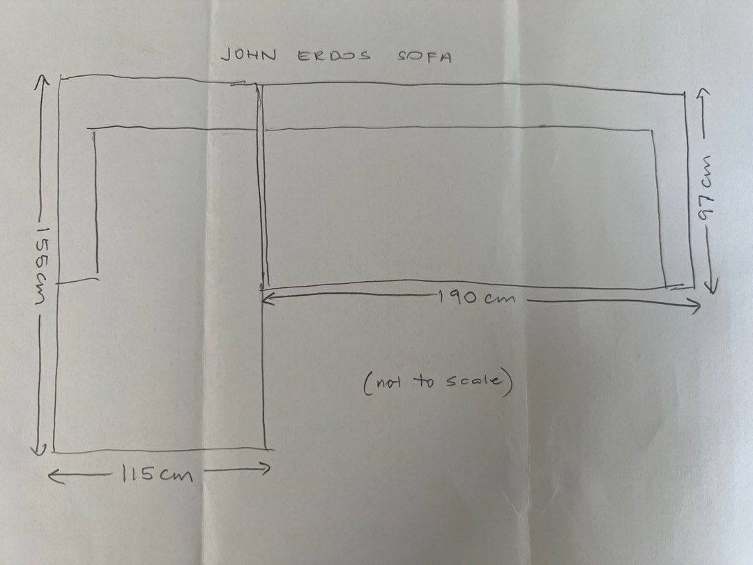 Lshaped sofa in 2 parts, Furniture & Home Living, Furniture, Sofas on Carousell