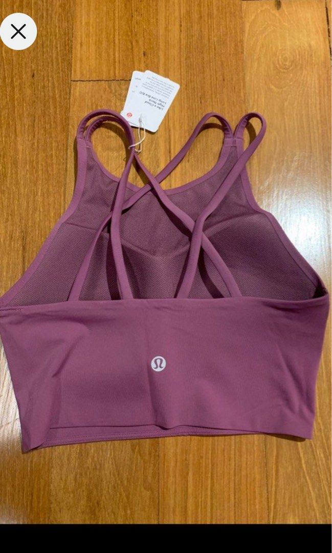 Lululemon Like A Cloud Bra Ribbed Vintage Plum 6, Women's Fashion,  Activewear on Carousell