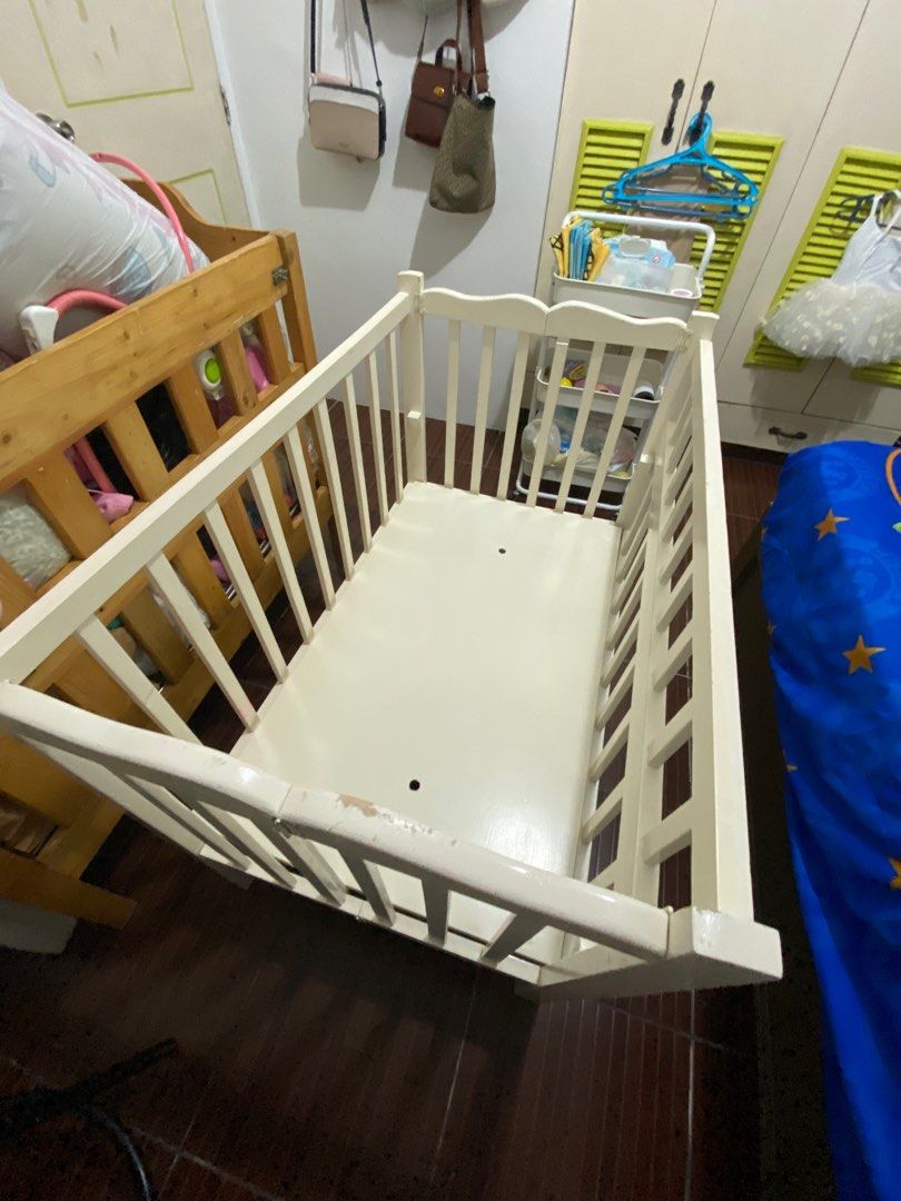 Mang Ben Wooden Crib Babies Kids Baby Nursery Kids Furniture Cots Cribs on Carousell