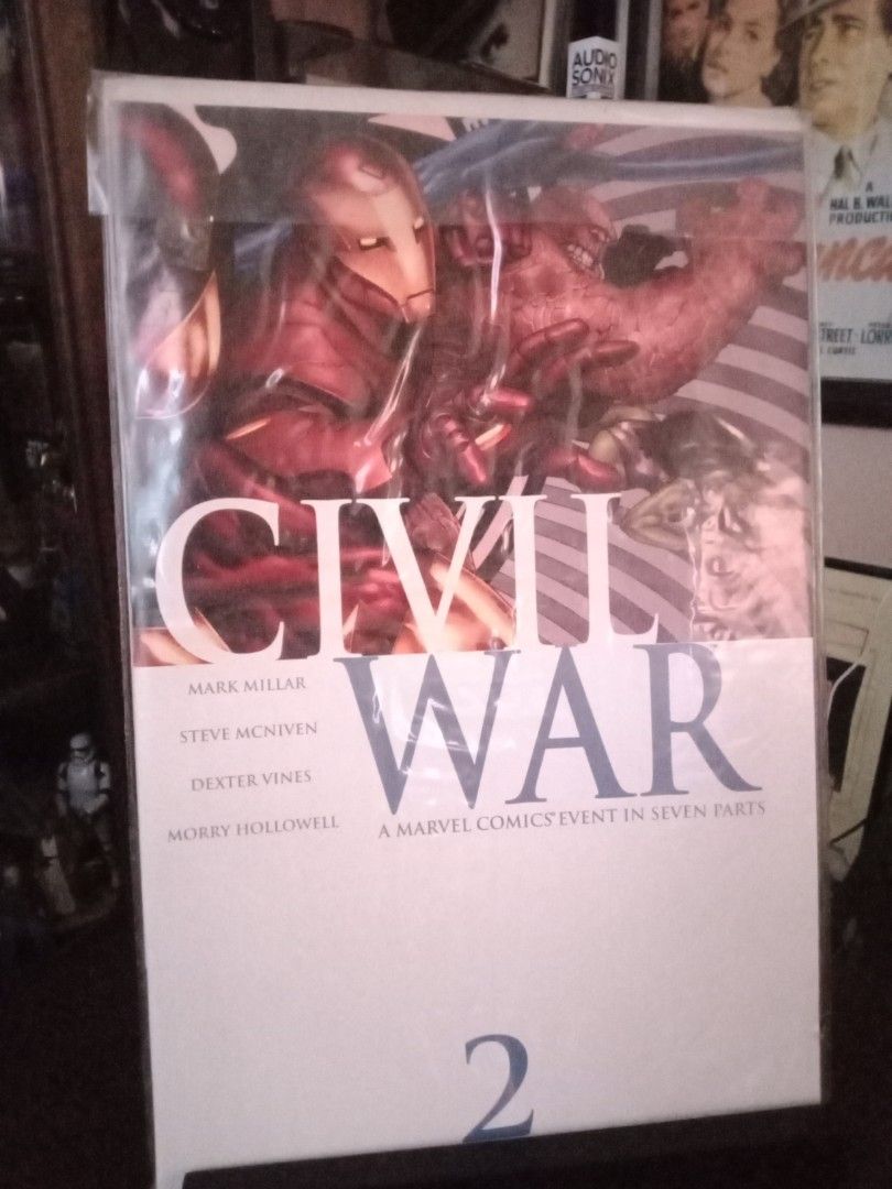 Marvel's CIVIL WAR #1-#7, 2006 (Category: Comics & Manga) located in Naga. Submitted by sir_duke71 (Listing ID 1220205022, Image 3). Description: Marvel's CIVIL WAR issues #1 to #7 including Avengers: The Initiative, Opening Shot sketchbook and Civil War cease fire, Black Panther #18 ( ' T Chala- Storm Wedding ) Condition is VF+ but can request additional images for close inspection..