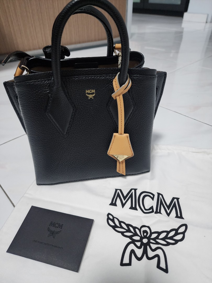 MCM Medium Neo Milla Park Avenue Leather Tote