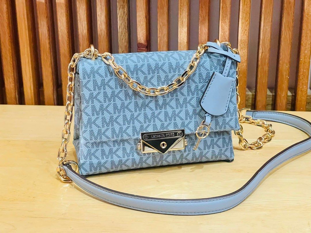 Michael Kors CECE Small PVC printed women s one shoulder messenger