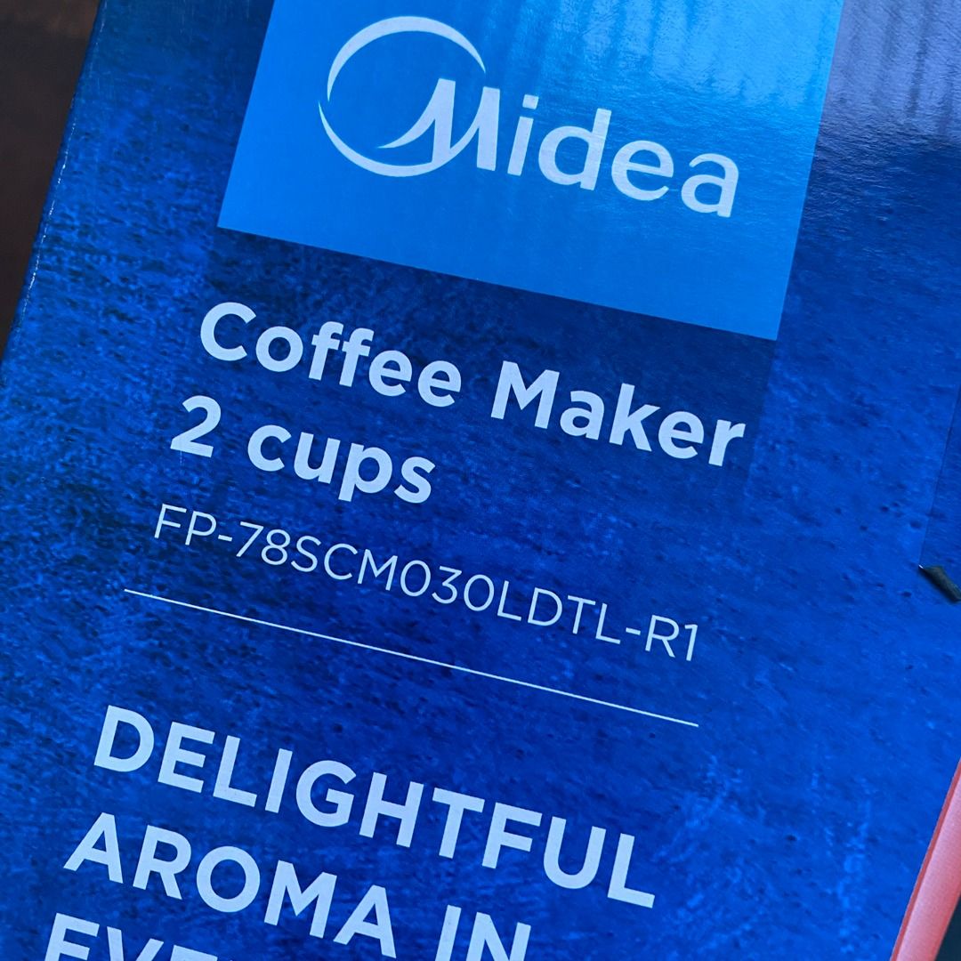Midea Coffee Maker 2 Cups FP78SCM030LDTLR1 Brand New, TV & Home